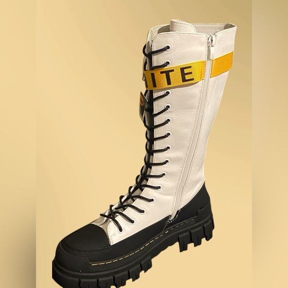 Dockers | Dockers white lace up snow boots NWOB size women’s US 7.5 - Picture 7 of 15